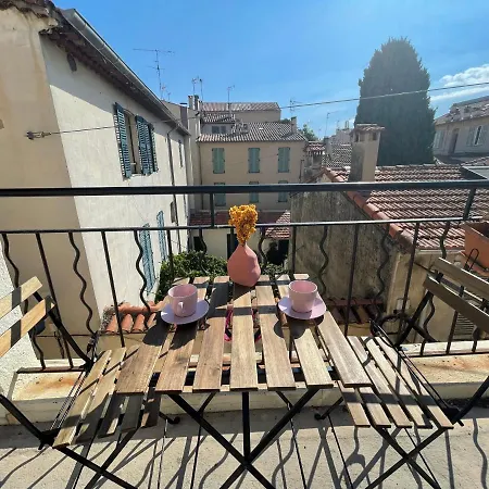 Renting - Fersen - 2 Vieil - Ac - Safranier - Big Terrace 公寓 昂蒂布